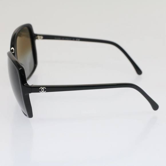 CHANEL Sunglasses Plastic Black CC Auth 53402 - Picture 5 of 11